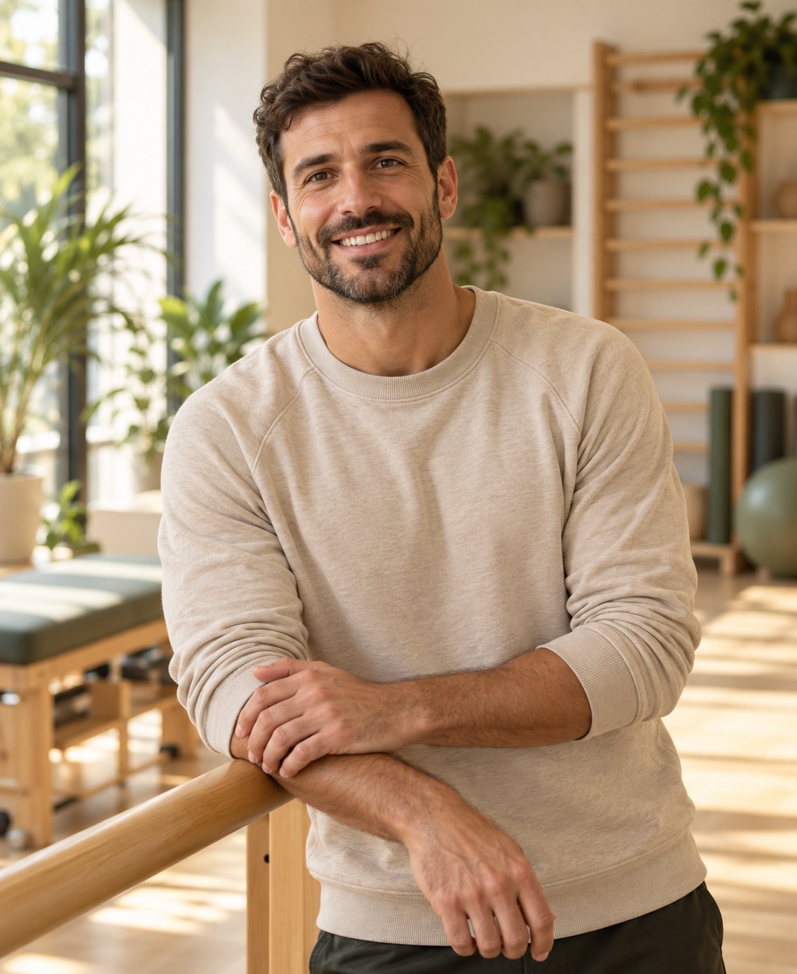 Diego Santamaría, fisioterapeuta de Lumbre