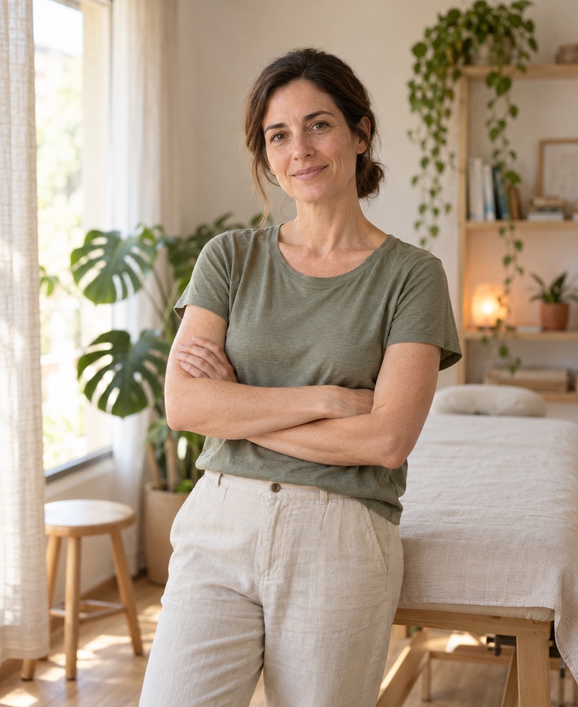 Marta Villalba, fisioterapeuta de Lumbre